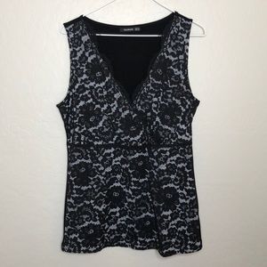 Patty Boutik Sleeveless Mini Wrap Top V-Neck XL